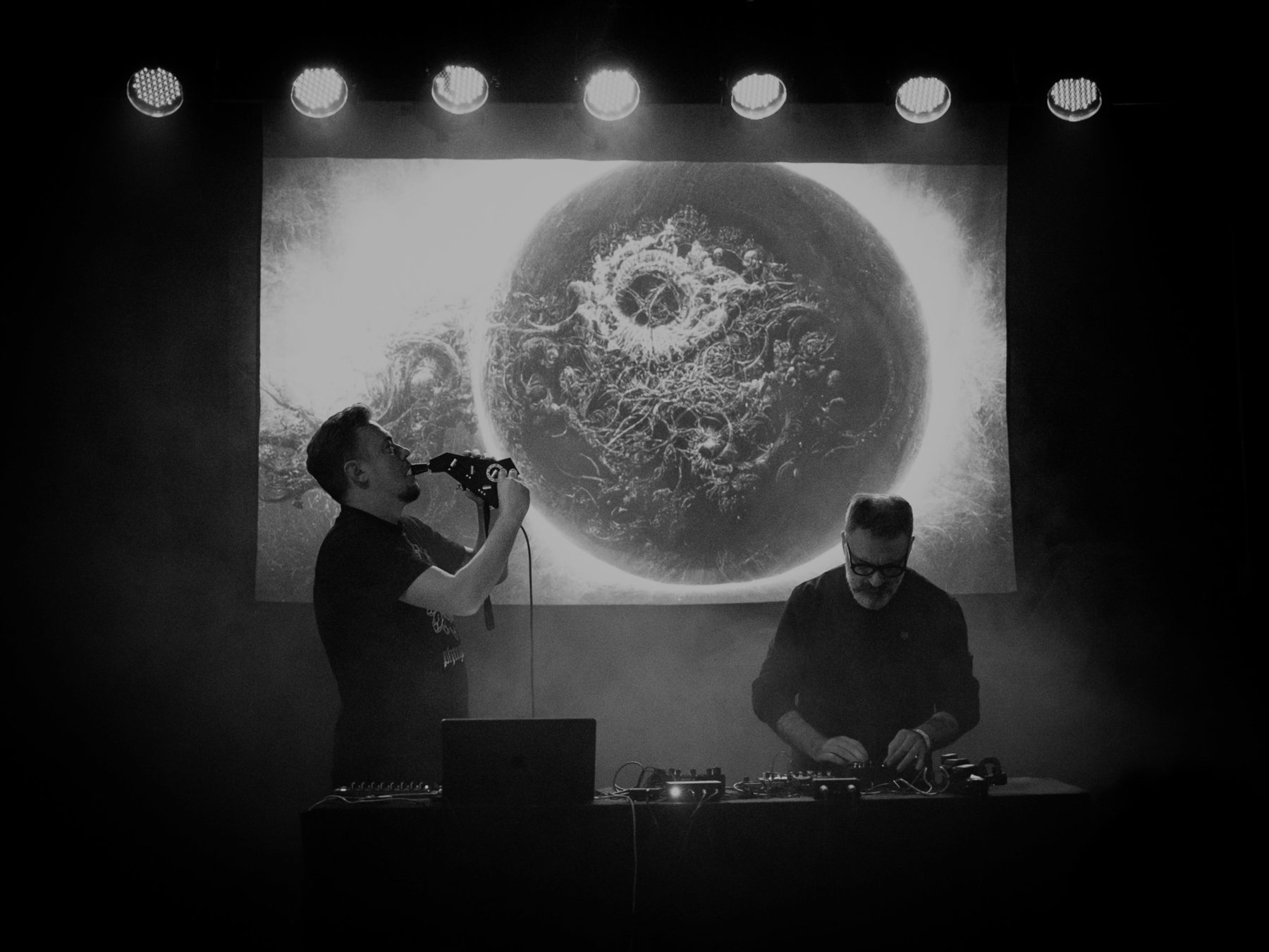 Phragments live – Matej Gyárfáš and Nenad Branković on stage